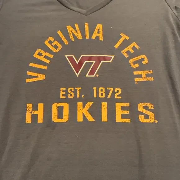 ~BRAND NEW~ Virginia Tech Hokies VT Hokies T-Shirt 🦃 Hokie Nation small petite - Picture 3 of 6
